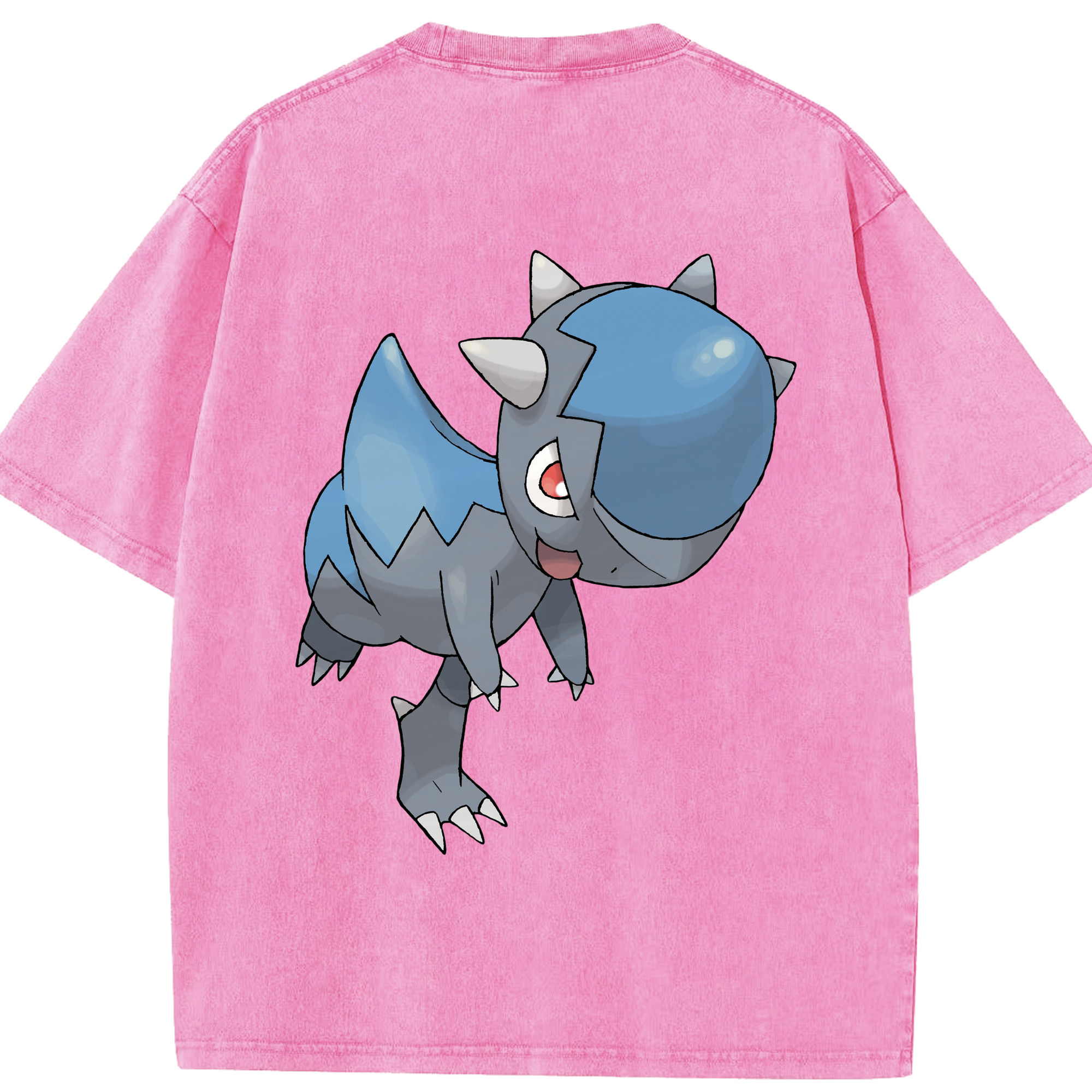 （画像用） ポケットモンスター Pokémon 綿100% ヴィンテージ風 半袖Tシャツ（背面プリント）